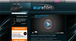 Desktop Screenshot of eurofilm.fr
