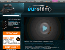 Tablet Screenshot of eurofilm.fr